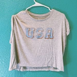 USA crop top